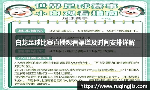 白龙足球比赛直播观看渠道及时间安排详解